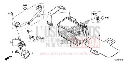BATTERIE CB500XAG de 2016